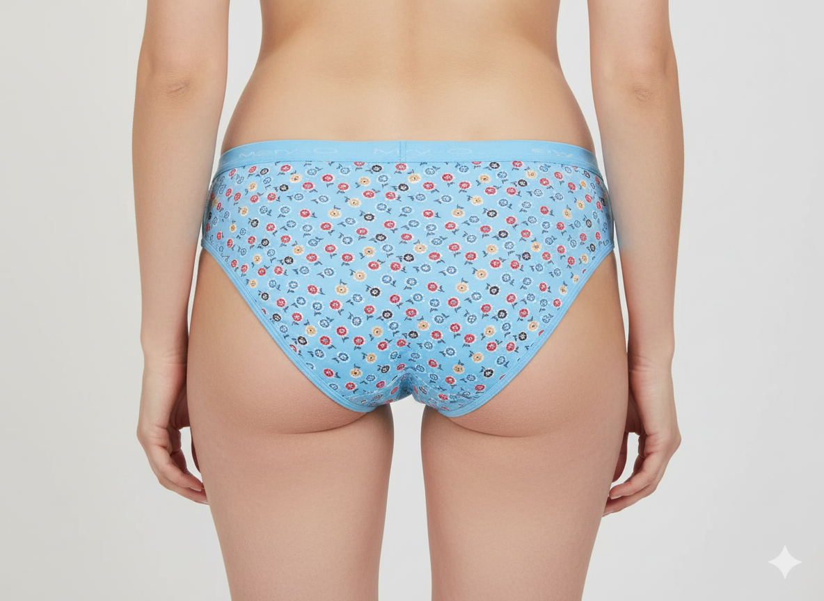 Pack of 3 Women Hipster Light Blue, Light Green, Pink Panty - Image 7
